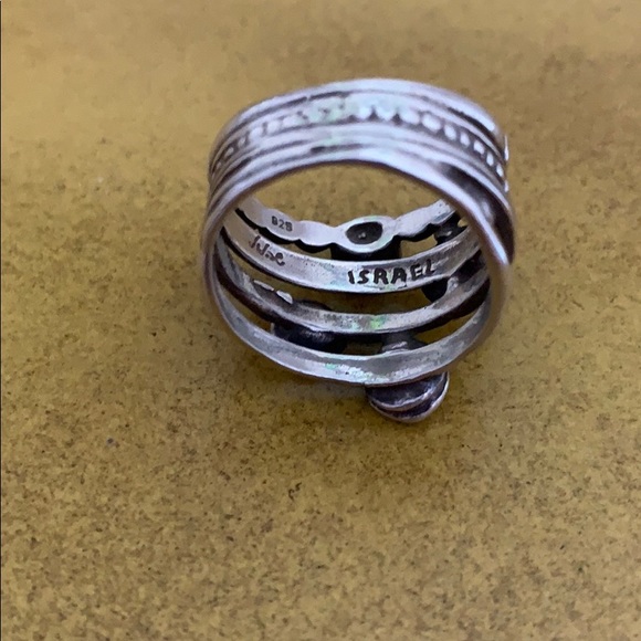 Genuine Turquoise Sterling Silver Ring. - Picture 3 of 4